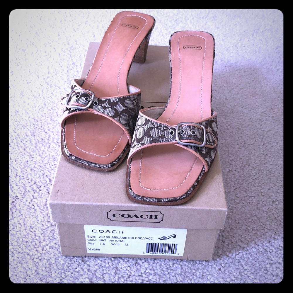Brand new Coach Melanie sandals - 7.5 M